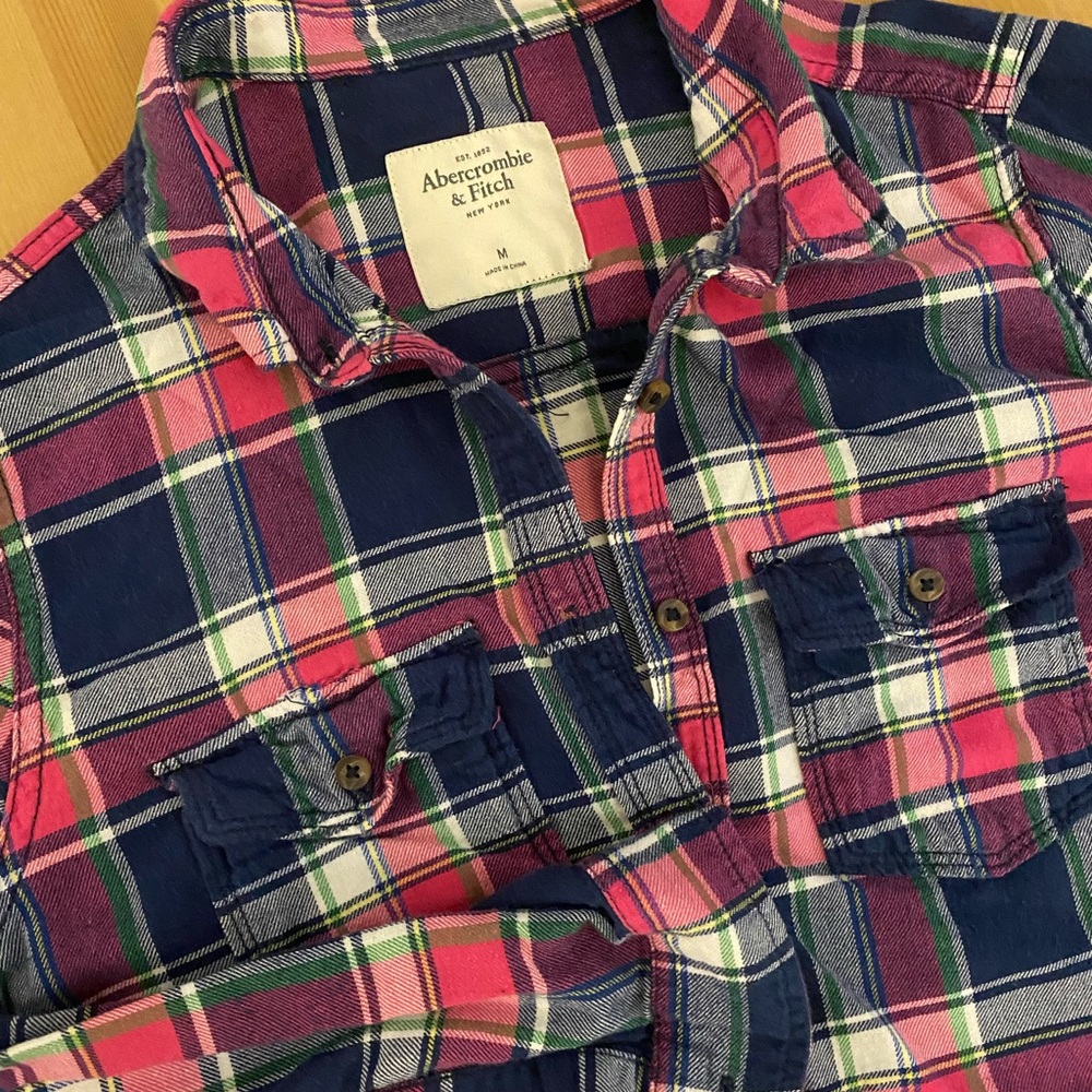 Abercrombie&Fitch long sleeves pattern shirt